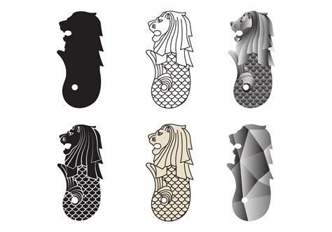 Free Merlion Vector 115611 Vector Art at Vecteezy