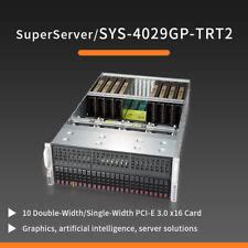 Used Supermicro SuperServer SYS-4029GP-TRT2 8 GPU Server X11DPG-OT-CPU ...