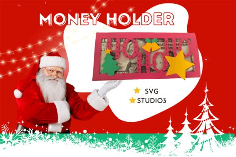 Money Holder SVG Christmas Gift Studio3 Graphic by Cris Villarreal · Creative Fabrica