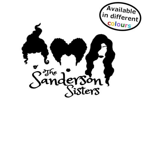 Hocus Pocus Inspired Sanderson Sisters Sticker Decal - HSS112 By Happy Snail Stickers. In my ...