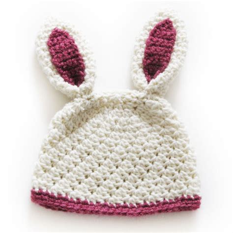 Bunny Beanie CROCHET PATTERN Instant Download Rabbit Hat - Etsy