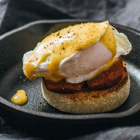 Emu eggs benedict - savory tooth