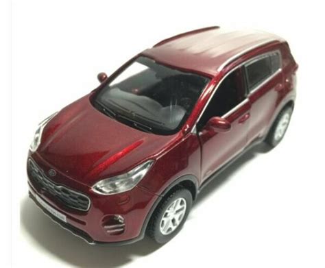 Kia Sportage Red 1 38 Scale Diecast Manufacture Portable Mini Car Toy ...