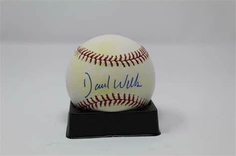 DAVID WELLS SIGNED AUTOGRAPH OFFICIAL MAJOR LEAGUE BASEBALL - PERFECT GAME PSA COLLECTIBLE ...