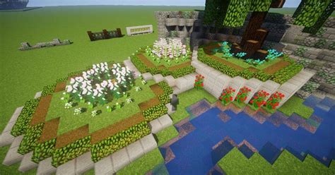 Minecraft Cottagecore Garden