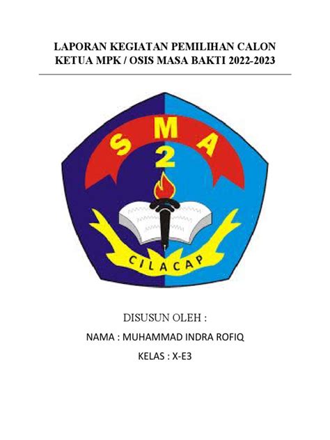 Laporan Kegiatan Pemilihan Calon Ketua MPK | PDF