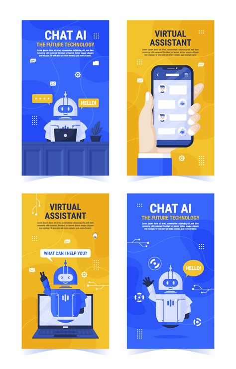 Artificial Intelligence Chat Bot Social Media Story 21676850 Vector Art at Vecteezy