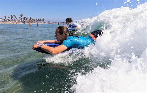 Surfing and Boogie Boarding at Newport Beach | Where do I take the kids?