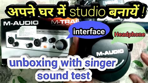 M-Audio unboxing / Review - M-Track Interface- setup / Overview by technical studio destiny ...