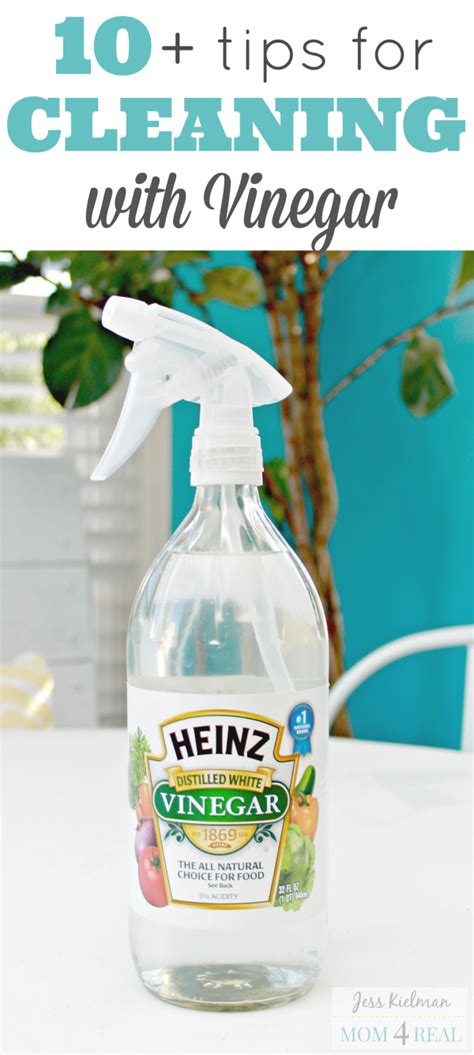 Tons of Tips For Cleaning With Vinegar - Mom 4 Real