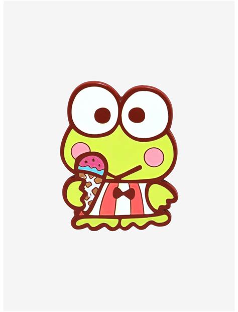 Sanrio Keroppi with Ice Cream Enamel Pin - BoxLunch Exclusive | BoxLunch