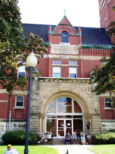 History and Culture by Bicycle: Delaware County Courthouse