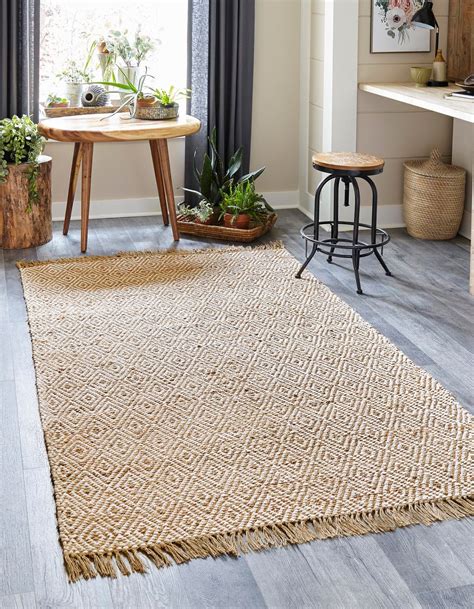 Natural 245cm x 305cm Chunky Jute Rug | AU Rugs