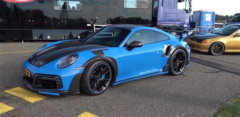 Watch A Custom 800-HP Porsche 911 Turbo S Take On Audi And BMW