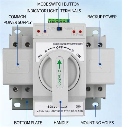 100 AMP Auto Changeover Switch UPS ATS