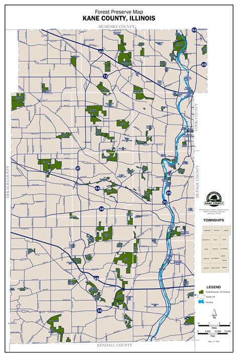 Forest Preserves Static Map | Forest Preserve District of Kane County