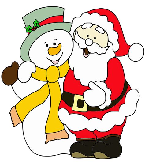 Santa Claus Snowman Merry · Free image on Pixabay