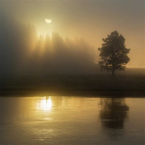 Yellowstone River Sunrise Photograph by Max Waugh - Pixels