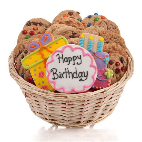 Happy Birthday Cookie Gift Basket - 24 PC.: Amazon.com: Grocery & Gourmet Food