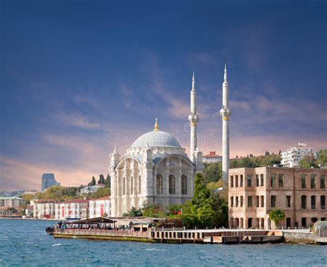 Ortakoy Mosque in Istanbul, Turkey Stock Image - Image of grand, background: 116634535