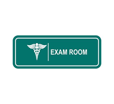 Exam Room Number Sign