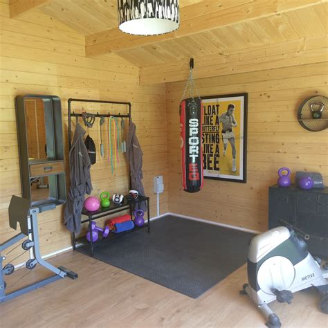 Garden Room Inspiration | Home gym design, Gym shed, Shed gym ideas