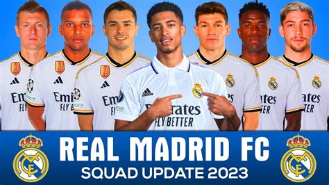 REAL MADRID SQUAD 2023/24 WITH JUDE BELLINGHAM, BRAHIM DIAZ, JOSELU ...