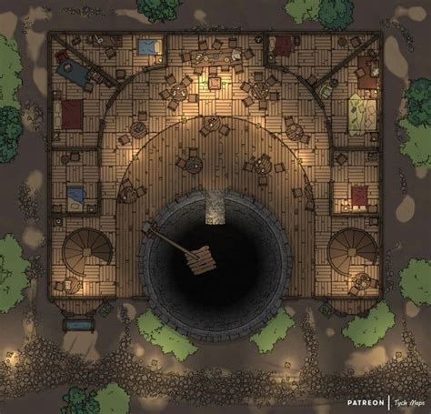 The Yawning Portal Map – Waterdeep Dragon Heist [26x25] : battlemaps ...