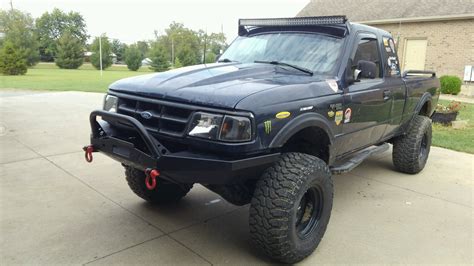 Elite Ford Ranger Modular Plain Front Winch Bumper 1993-1997 - Affordable Offroad