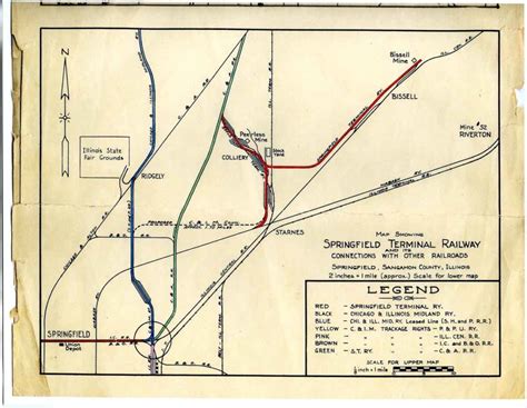 Springfield (Illinois) Terminal map | Classic Trains Magazine