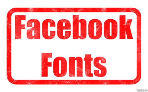 Facebook Fonts Text Effect and Logo Design Font