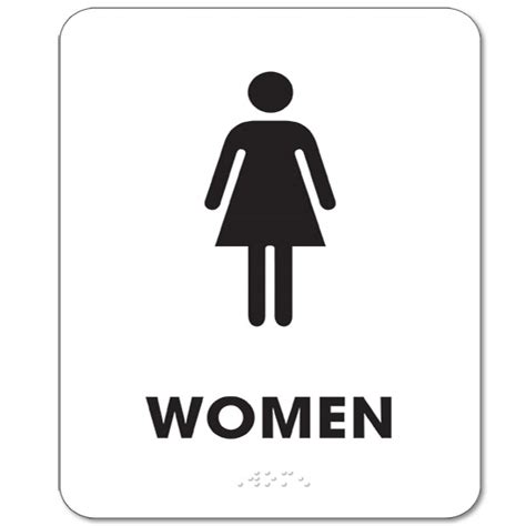 Womens Bathroom Sign Printable - Printable Templates