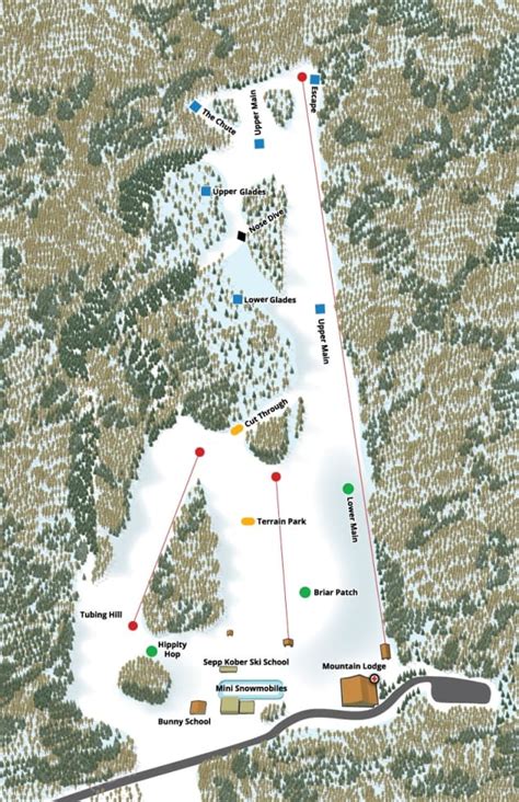 The Omni Homestead Ski Resort Trail Map | Liftopia