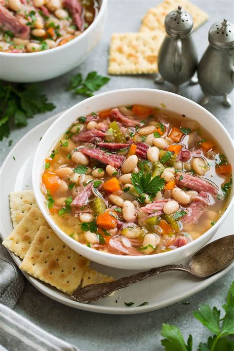 Ham and Bean Soup (Slow Cooker) - Cooking Classy