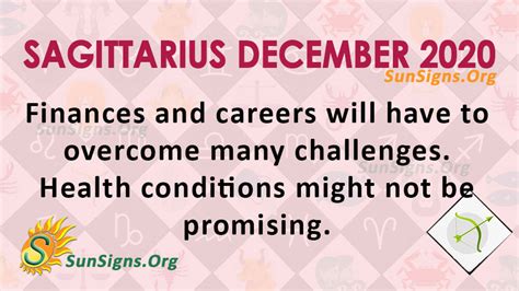 Sagittarius December 2020 Monthly Horoscope Predictions - SunSigns.Org