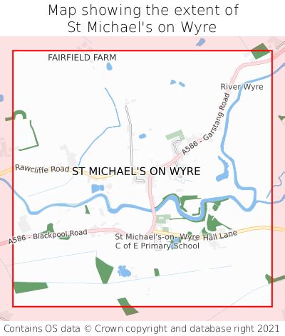 Where is St Michael's on Wyre? St Michael's on Wyre on a map