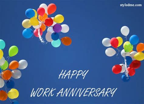 Happy work anniversary images and quotes | wishes pictures download | Work anniversary, Work ...