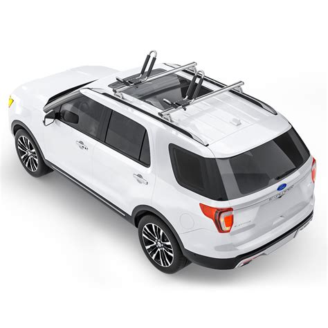 Stainless Steel Kayak Roof Rack Car Top , Fit SUP and Kayaks on SUV Car ...