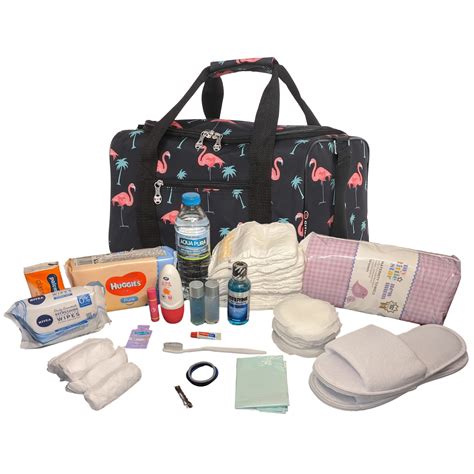 Pre Packed Maternity Hospital Bag Luxury Flamingo Birth Bag | Mothers ...