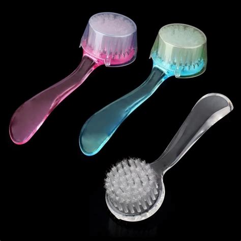 Soft Bristle Facial Brush Scrub Exfoliating Face Skin Care Cleaning Wash Brushes Random Color ...