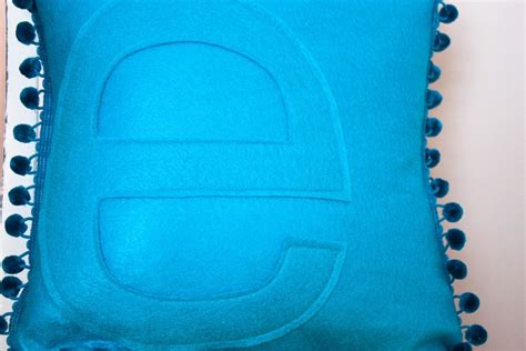 monogram pillow — Colors and Craft