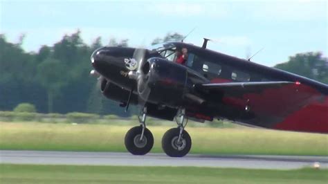 Matt Younkin - Beech 18 Aerobatics - Hamilton Air Show 2013 Sunday - YouTube