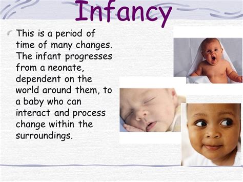 Psychology of Education: Stages of development: Infancy, Childhood and Adolescence Development