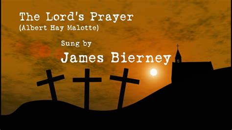 The Lord's Prayer sung by James Bierney, baritone - YouTube