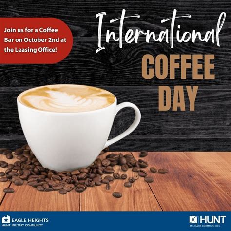 International Coffee Day, Dover Family Housing, October 2 2023 | AllEvents.in