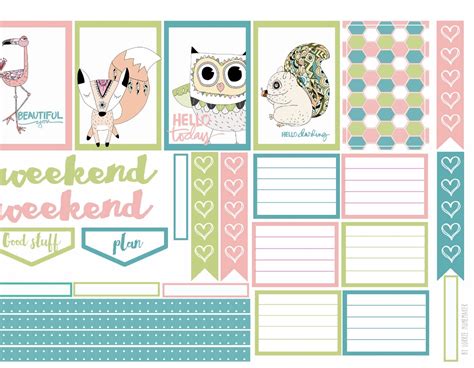 Printable Planner Stickers