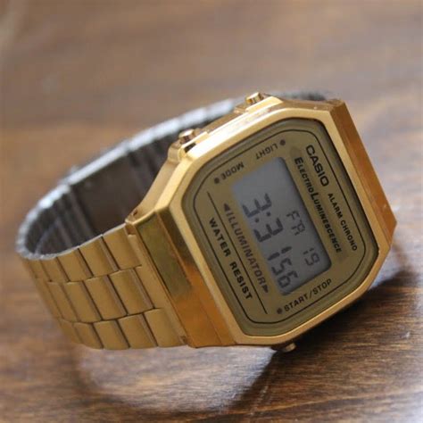 Casio Gold Retro Unisex Digital Alarm Watch - A168WG-9 – The Watch Factory Australia