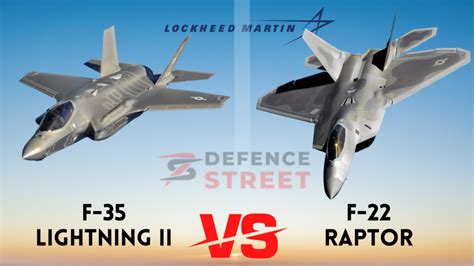 F-22 Raptor vs F-35 Lightning II Comparison, BVR, Dogfight, Everything To Know - Defence Street