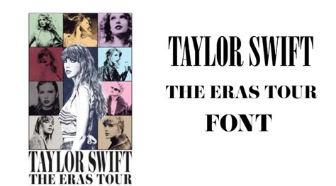 Taylor Swift Eras Tour Font | Dafont Online