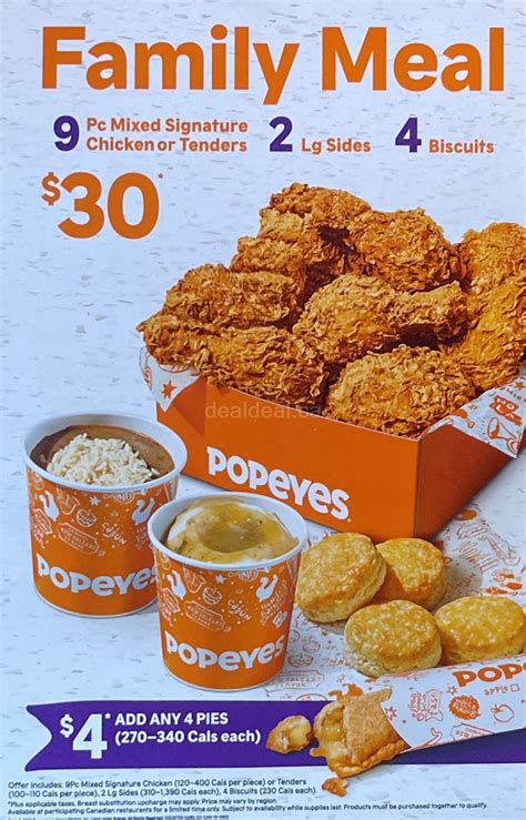 Popeyes Meal Deals 2025 - Lily Janifer